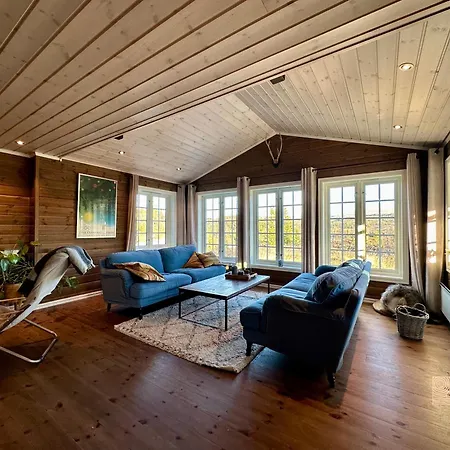 度假居 In Magnificent Landscape And Hot Tub Inside Kleiv (Buskerud)