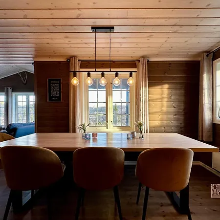 度假居 In Magnificent Landscape And Hot Tub Inside Kleiv (Buskerud)