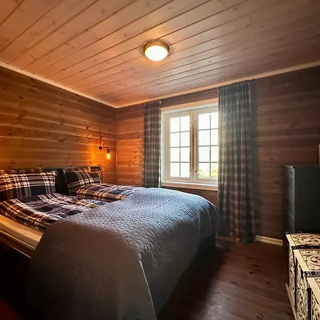 In Magnificent Landscape And Hot Tub Inside